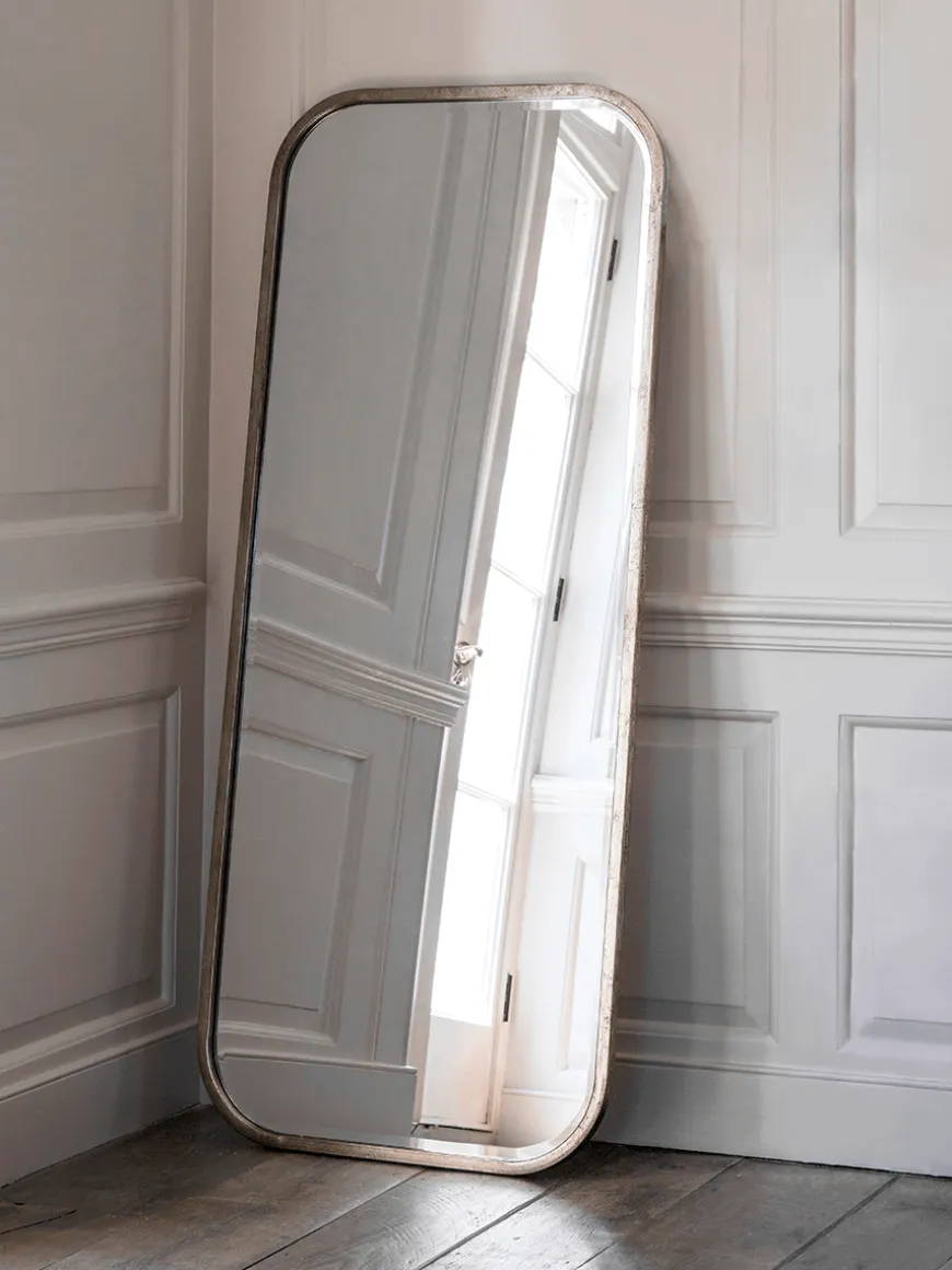 Burnished Silver Full Length Mirror