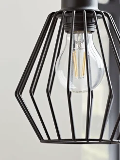 Caged Industrial Wall Light