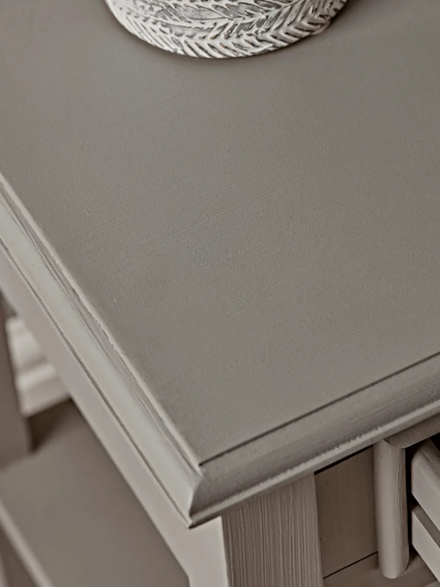 Camille Bedside Table - Grey
