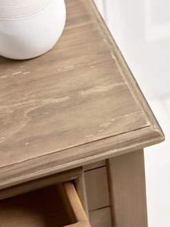 Camille Bedside Table - Limewashed