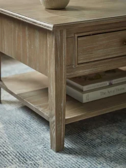 Camille Coffee Table - Limewashed