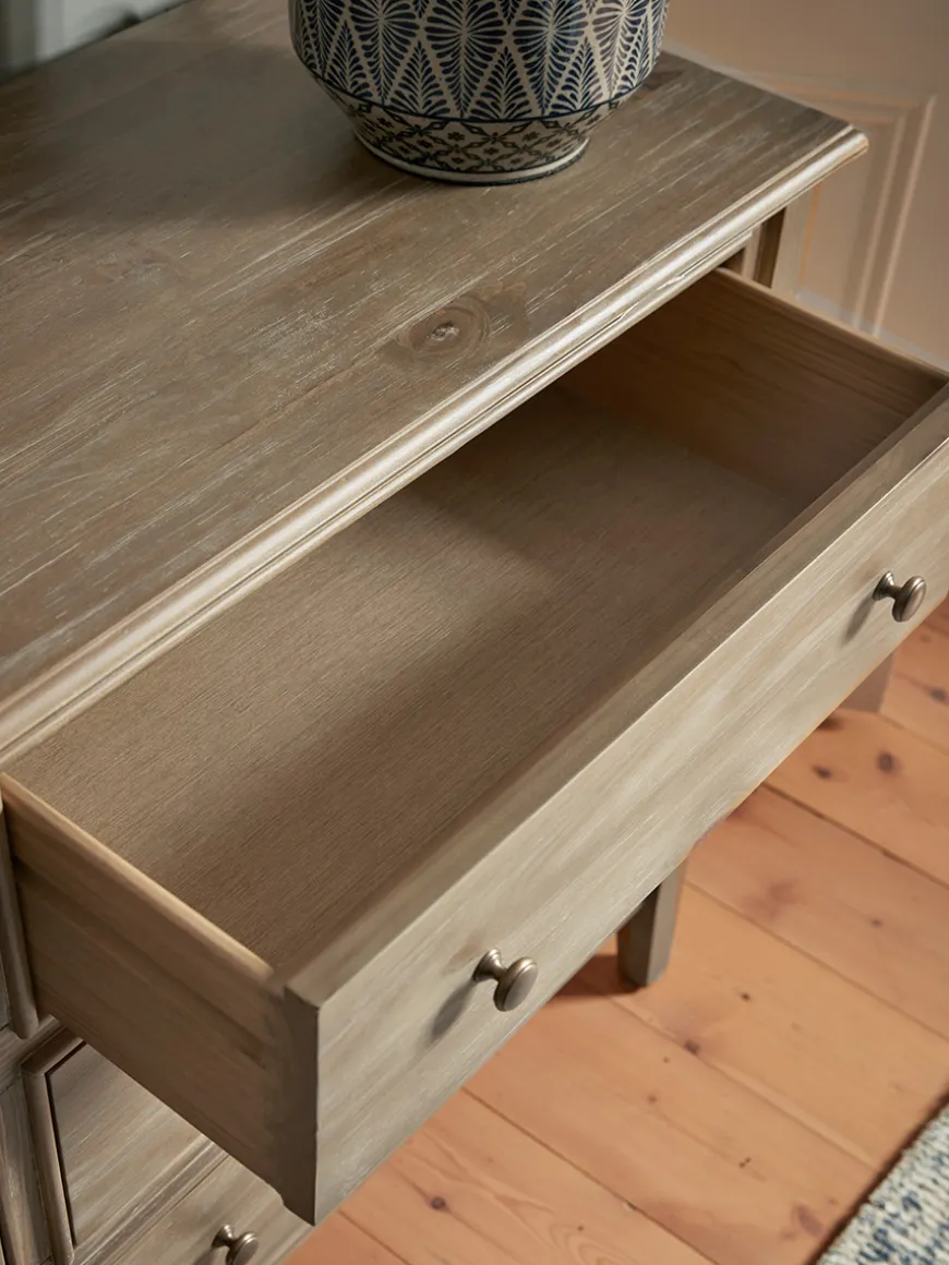 Camille Double Chest of Drawers - Limewashed