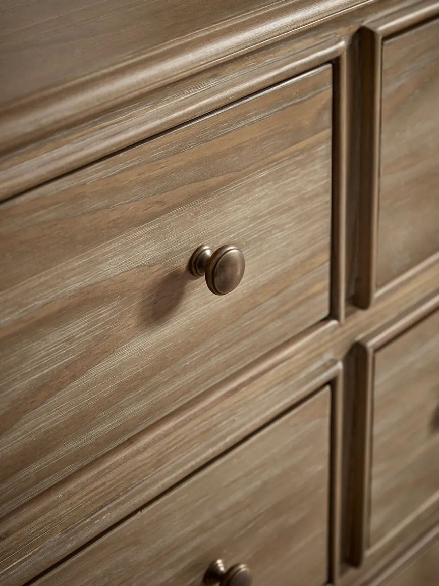 Camille Single Chest of Drawers - Limewashed