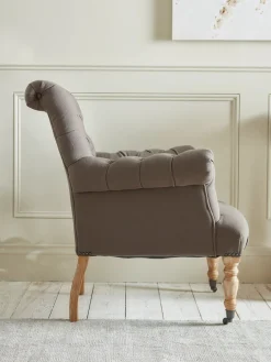 Camo Buttoned Armchair