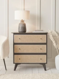Cane Webbing Chest Of Drawers