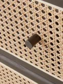 Cane Webbing Chest Of Drawers