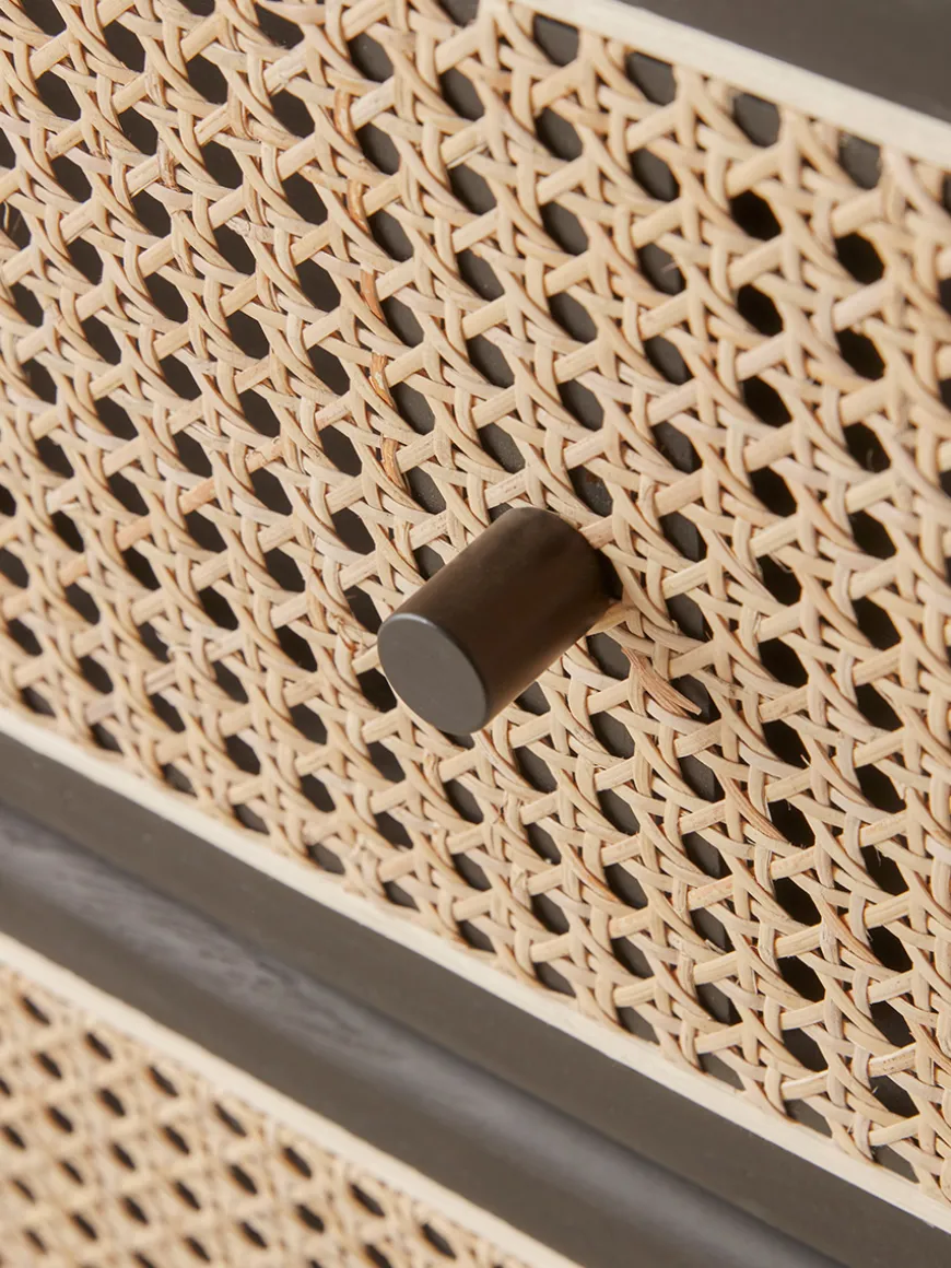 Cane Webbing Chest Of Drawers