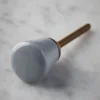 Ceramic Tapered Knob - Blue
