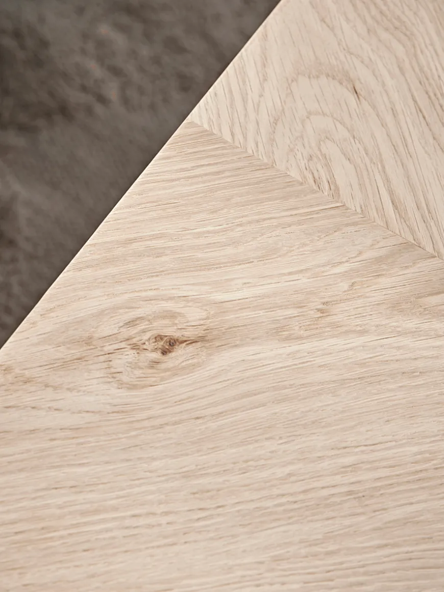 Chevron Oak Coffee Table