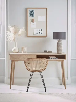 Chevron Oak Desk