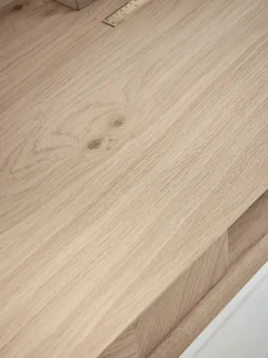 Chevron Oak Desk