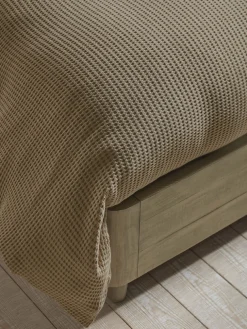 Chunky Waffle Duvet Set - King