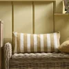 Classic Stripe Cushion - Ochre