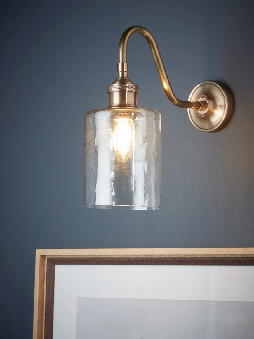 Column Glass Wall Light