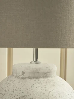 Concrete Effect Table Lamp