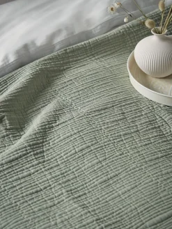 Cotton Bedspread - Eucalyptus