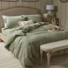 Cotton King Duvet Cover Set - Eucalyptus