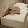Cotton King Fitted Sheet- Flax