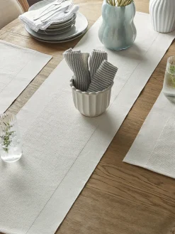 Cotton Table Runner - Natural