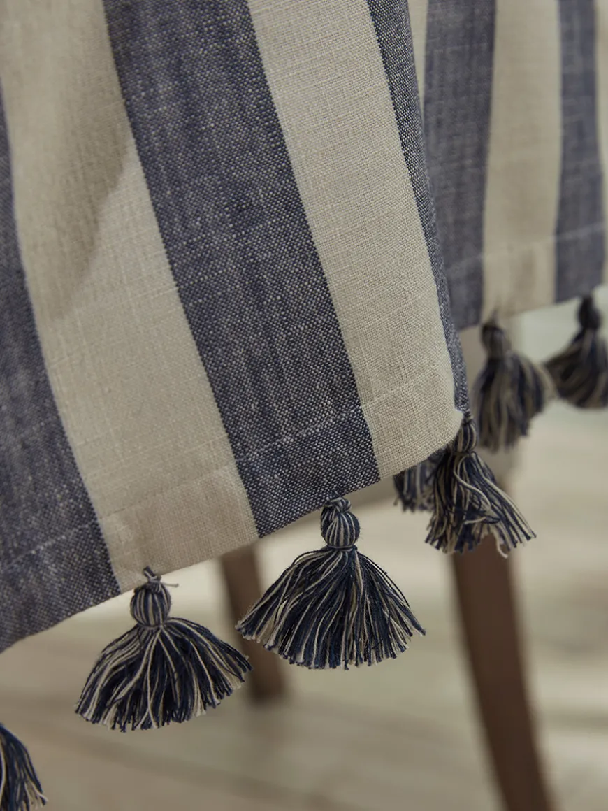 Cotton Table Runner - Nautical Stripe