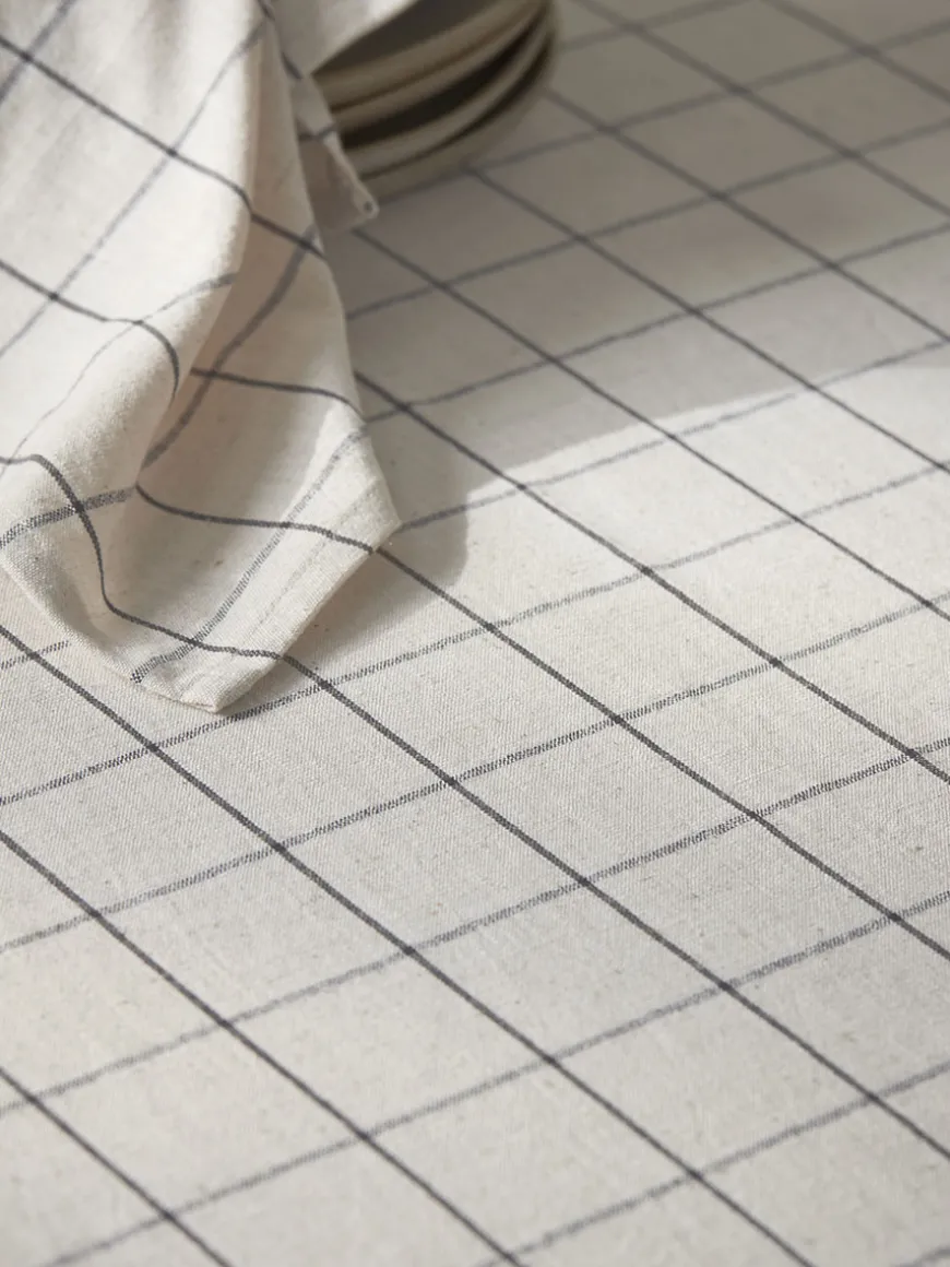 Cotton Tablecloth - Checked