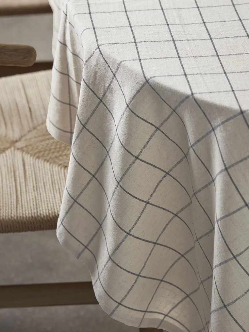 Cotton Tablecloth - Checked