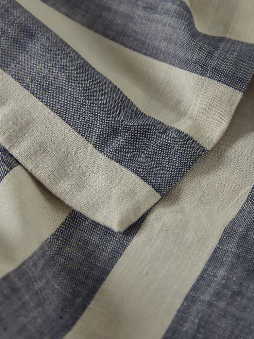 Cotton Tablecloth - Nautical Stripe - Large
