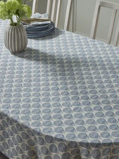 Cotton Tablecloth - Swedish Blue Print