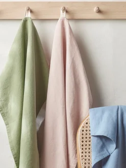 Cotton Tea Towel - Nordic Blue
