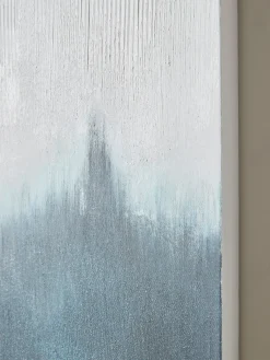 Crashing Waves Abstract Canvas