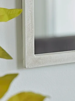 Cream Arched Window Mirror