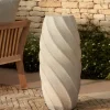Cream Spiral Plinth