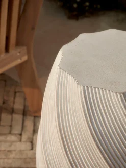 Cream Spiral Plinth