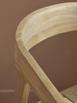 Curved Back Teak Dining Chair