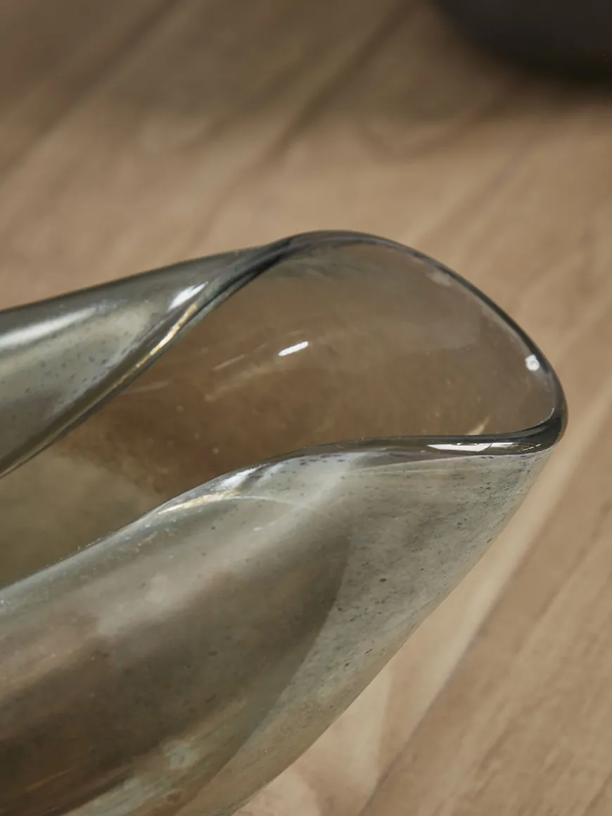 Curved Glass Bowl