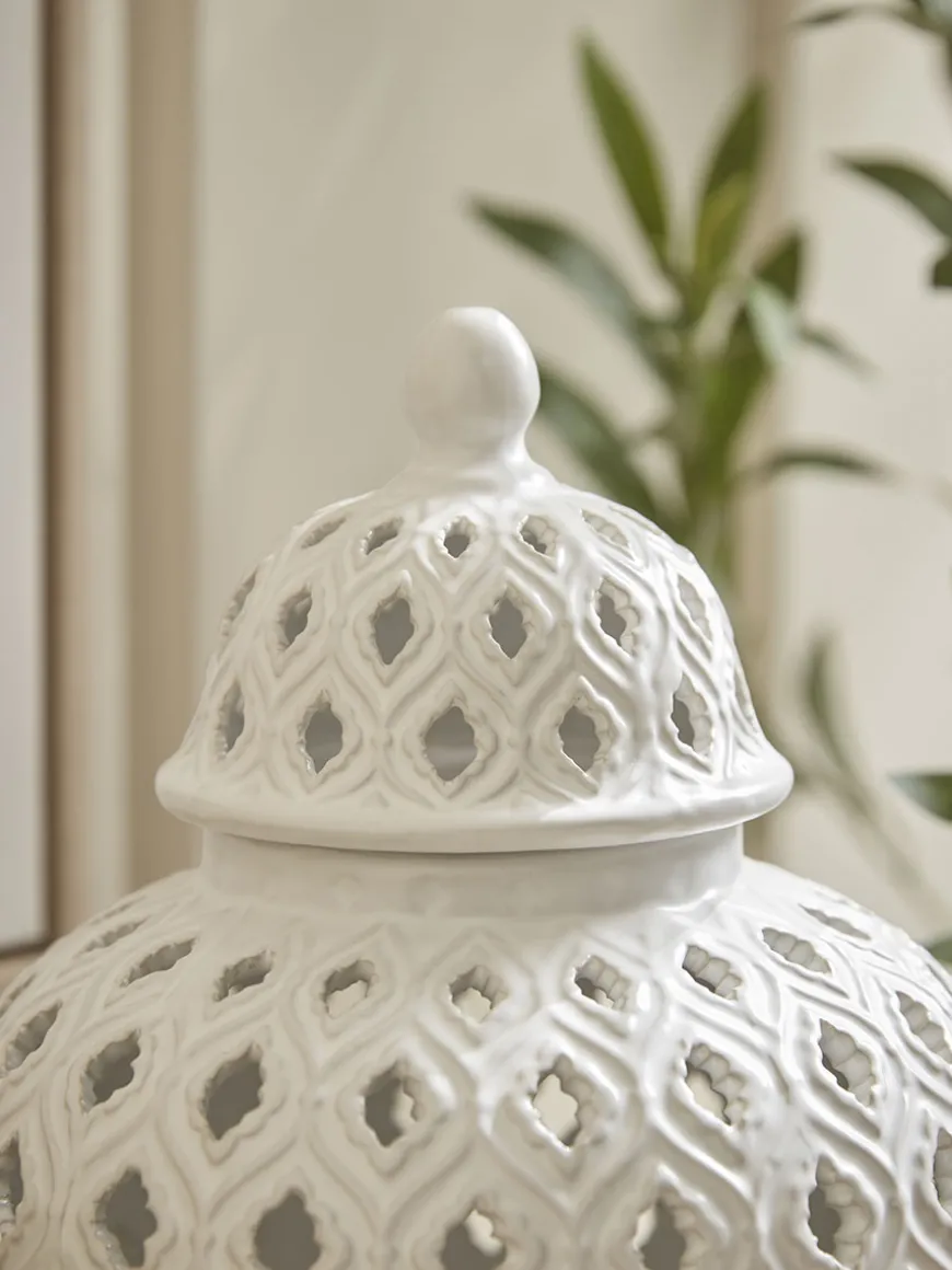 Cutout Ginger Jar