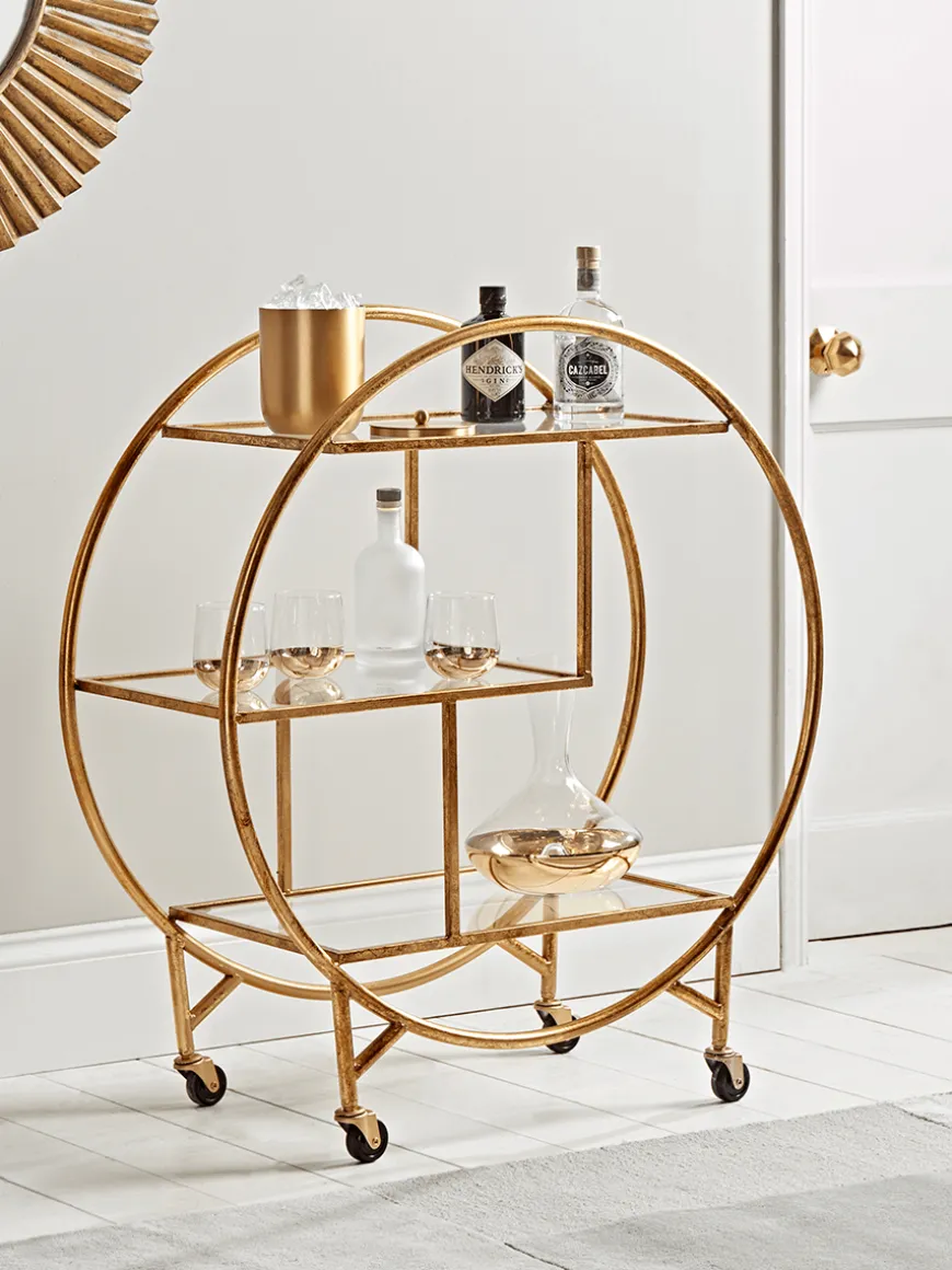 Deco Cocktail Trolley