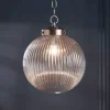 Deco Round Fluted Pendant