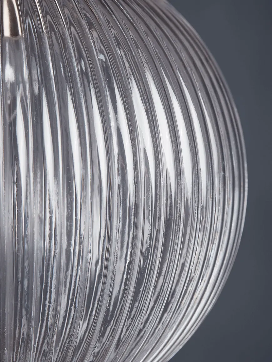 Deco Round Fluted Pendant
