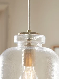 Dimpled Glass Pendant