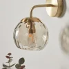 Dimpled Glass Wall Light