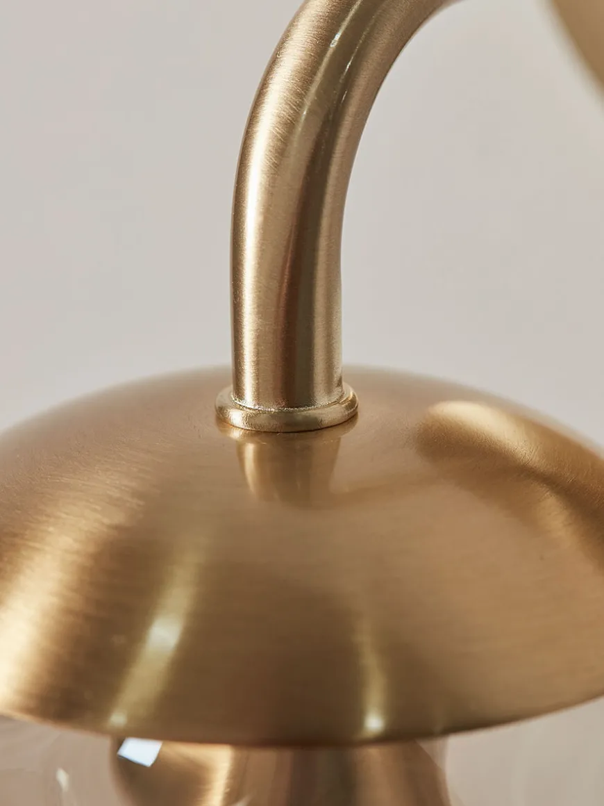 Dimpled Glass Wall Light