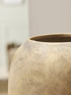 Distressed Cement Vase
