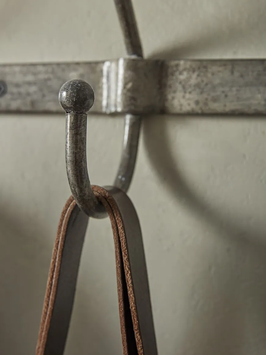 Distressed Industrial Metal Hooks - Large