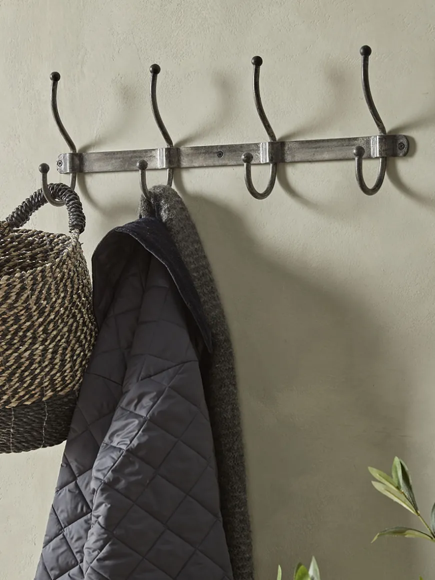 Distressed Industrial Metal Hooks - Medium