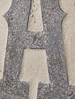 Distressed Metal Eat Sign