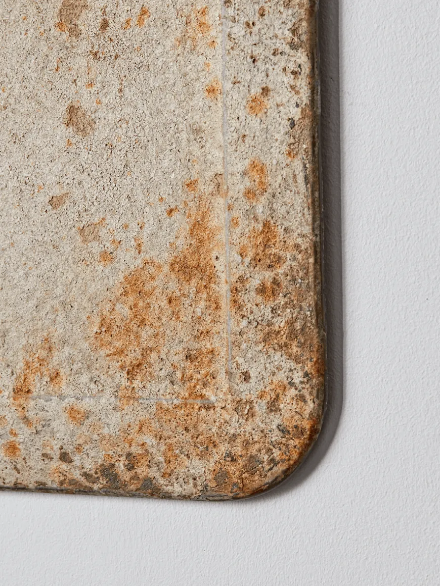 Distressed Metal Eat Sign