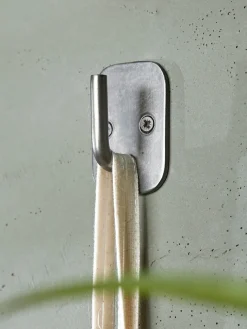 Distressed Zinc Single Hook
