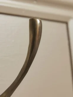 Double Coat Hook - Antique Brass