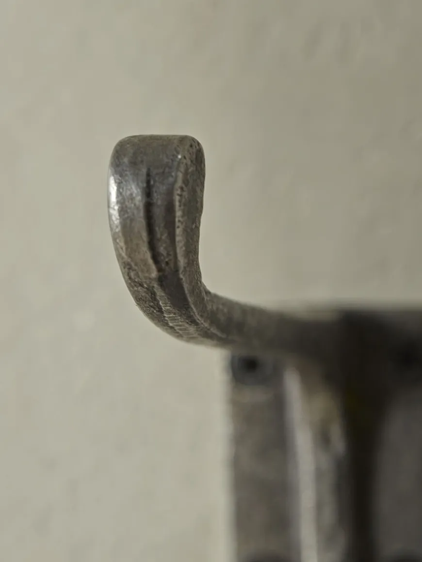 Double Coat Hook - Cast Iron